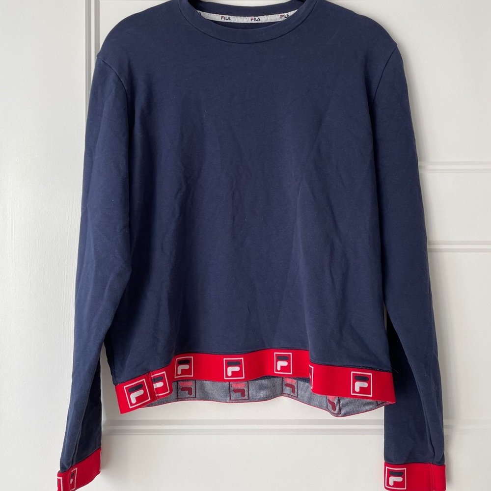 Upcycled Vintage Fila Long-Sleeve Tshirt